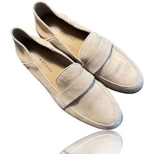 Lucky Brand NWOT Sz 7.5 Tan Suede Loafers